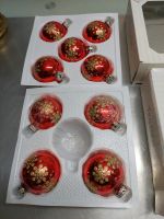 Weihnachtskugeln rot 9 Stück Glaskugeln Bayern - Wörth Kr. Erding Vorschau