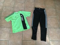 Sport Set Adidas 164 Hose Shirt grün schwarz Climalite Nordrhein-Westfalen - Attendorn Vorschau