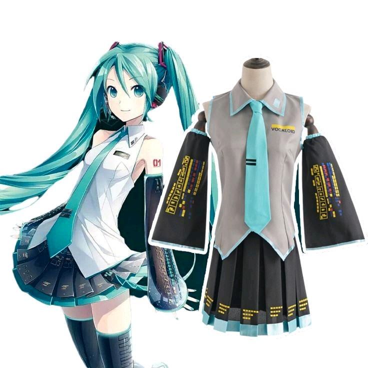 Hatsune Miku cosplay Größe M/L in Sonneberg