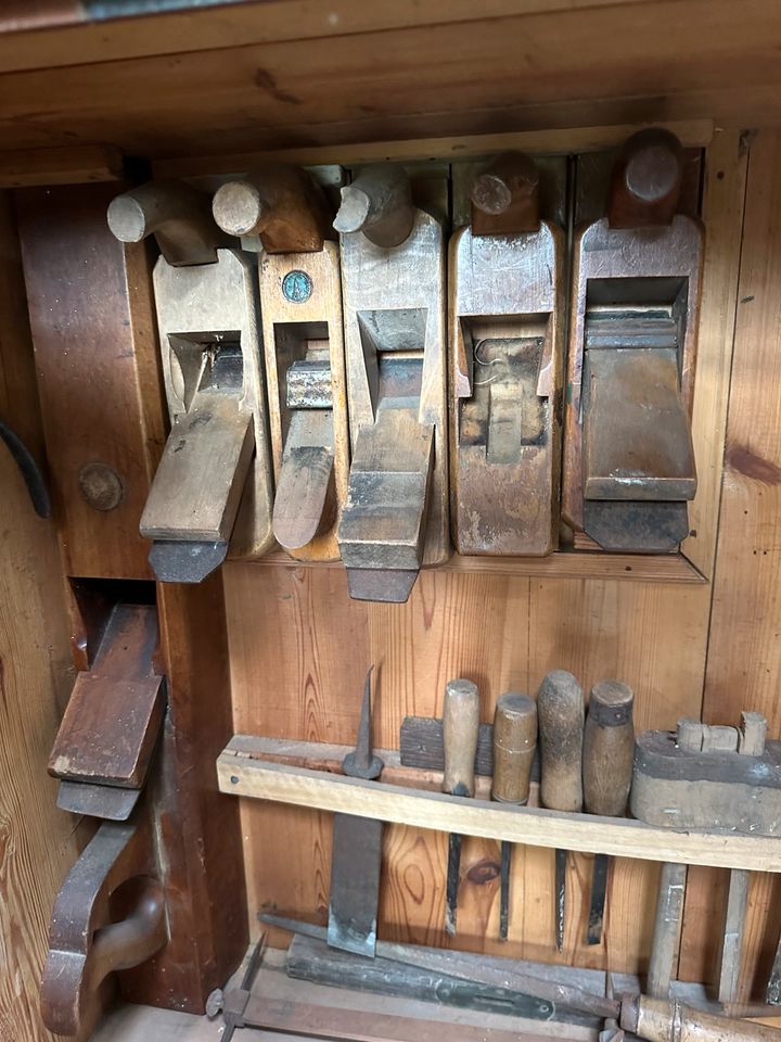 Werkzeuge Antik, Schreiner / Tischler Alte Werkzeuge Rarität in Hamburg