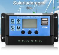 Solar Laderegler 30A PWM Solar Photovoltaik Regler USB 12V 24V Hessen - Bebra Vorschau