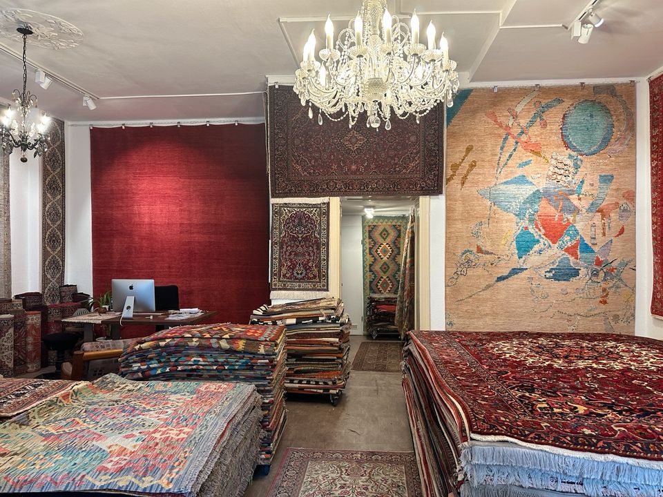 Nomaden Teppich 214x153 Orientalisch Geometrisch Handgeknüpft rug in Berlin