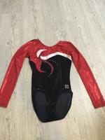 Turnanzug Gymnastikanzug Größe 36(S) Lessel rot/schwarz Schleswig-Holstein - Satrup Vorschau