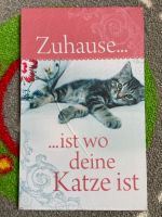 Kleine Leinwand Katze zuhause, Bild klein Sachsen - Neukirchen/Erzgeb Vorschau