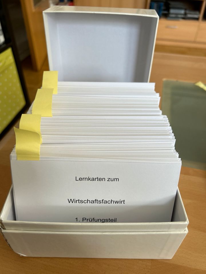 Lernkarten Wirtschsftsfachwirt 1. Prüfungsteil / WQ Lais in Renningen