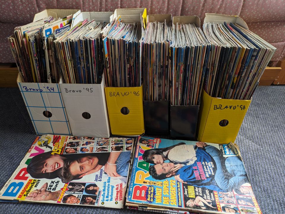 Ca. 250 Bravo Zeitschriften 1992, 1994, 1995, 1996, 1997, 1998 in Lüdinghausen