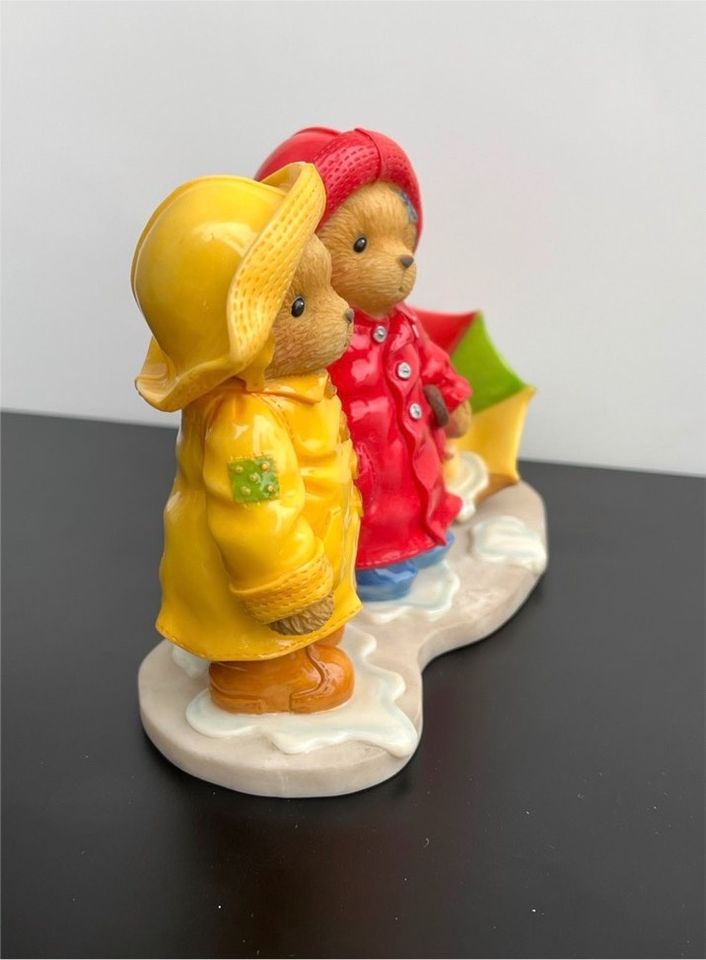 Cherished Teddies JOEY AND LINDSAY Ente Regenjacken Regenschirm in Seeheim-Jugenheim