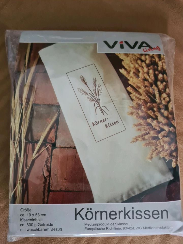 Neues Körner Kissen Viva Living Medizinprodukt Klasse I 19x53 cm in Hamburg