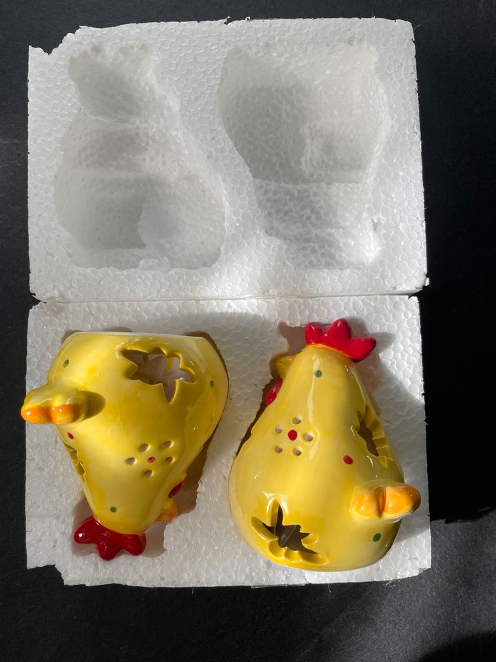 Windlichter Hühner Keramik… in Überherrn