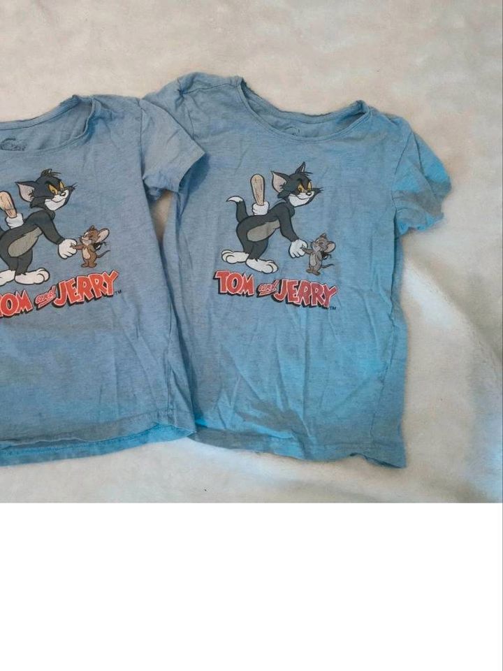 T-Shirts Jungs Paket oder Einzeln Gr. 122/128, Tom&Jerry etc. in Niedernhausen