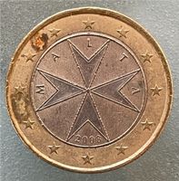 Münze 1 Euro Malta 2008 Fehlprägung Nordrhein-Westfalen - Würselen Vorschau