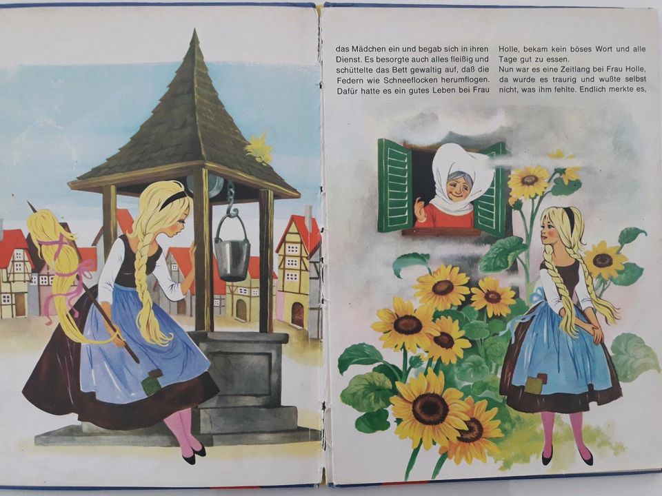2 x Bilderbuch Frau Holle/Rotkäppchen Biene Maja Retro 70er Jahre in Laupheim