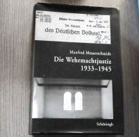 Die Wehrmachtjustiz 1933-1945: Hrsg. v. Militärgeschichtl. Forsch Baden-Württemberg - Esslingen Vorschau