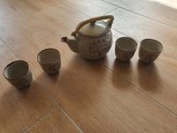 Teekanne mit passenden Tassen Baummotiv Brandenburg - Wandlitz Vorschau