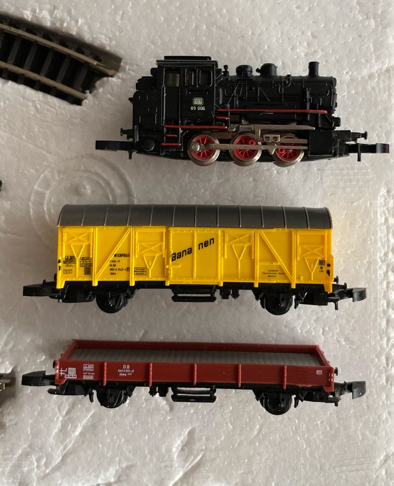 Märklin Mini Club Set S Güterzug mit Fahrgerät OVP Eisenbahn in Bremervörde