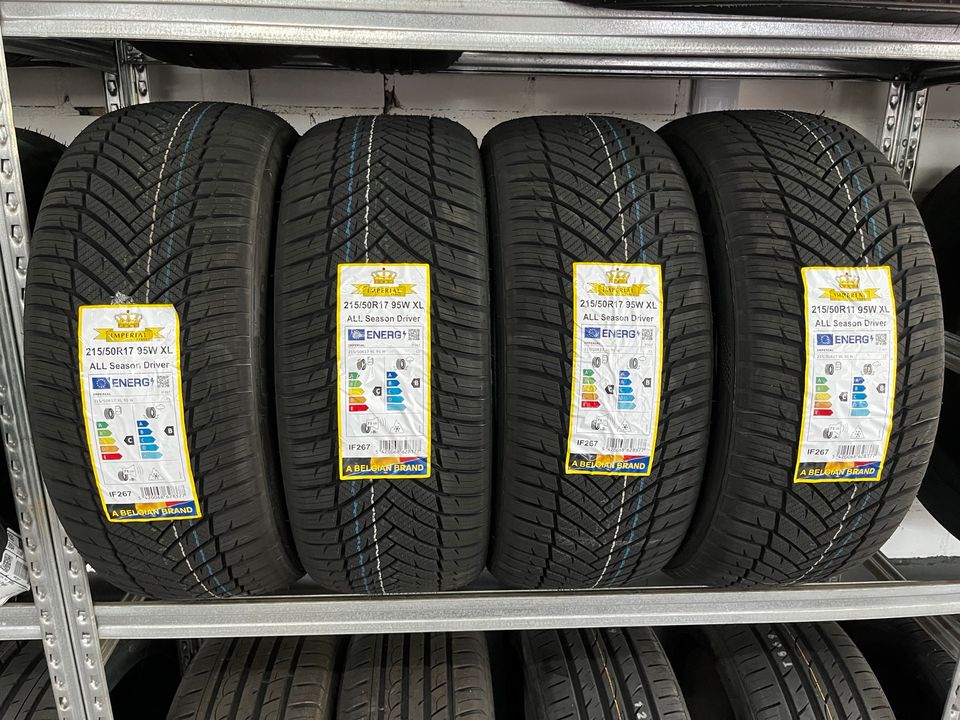 NEU & INKL. MONTAGE! 215/50 R17 215/55 R17 SOMMERREIFEN ALLWETTERREIFEN in Burscheid