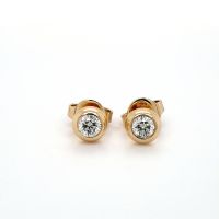 Ohrstecker Gelb Gold 585 Brillanten Unisex Schmuck 141308 Schleswig-Holstein - Lübeck Vorschau