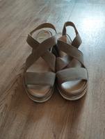 Damensandalen Gr 40  Leder Bayern - Stegaurach Vorschau