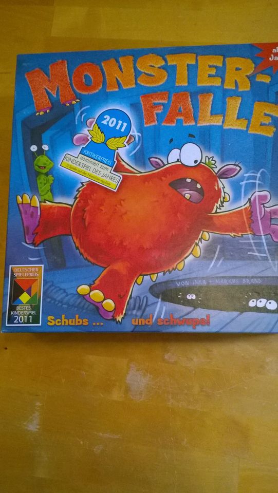 Spiel: Monsterfalle, 2-4 Pers., 20 min, gut erhalten, NP. 35 € in Hamburg