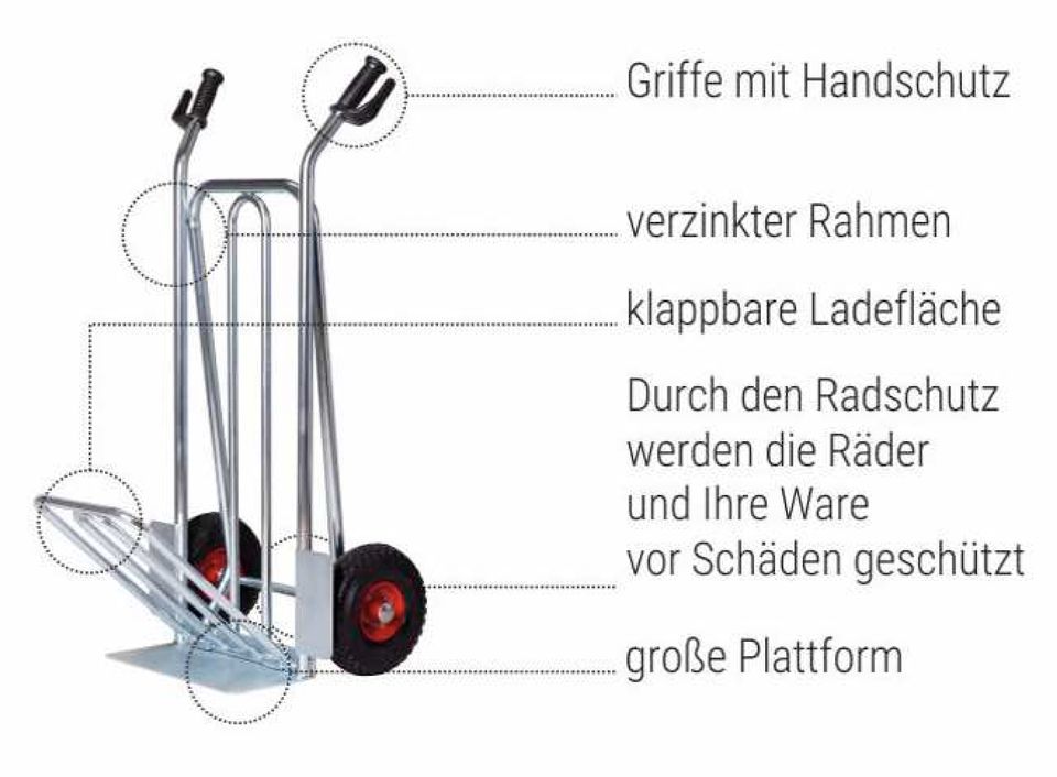 Sackkarre Transportkarre Umzugskarre Speditionskarre  300-4 in Zweenfurth