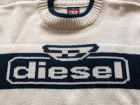 Vintage Diesel Pullover Logo Strick 90er 00er y2k made in Italy Düsseldorf - Eller Vorschau