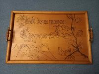 altes Holz-Tablett mit Hochzeits-Motiv Hannover - Mitte Vorschau