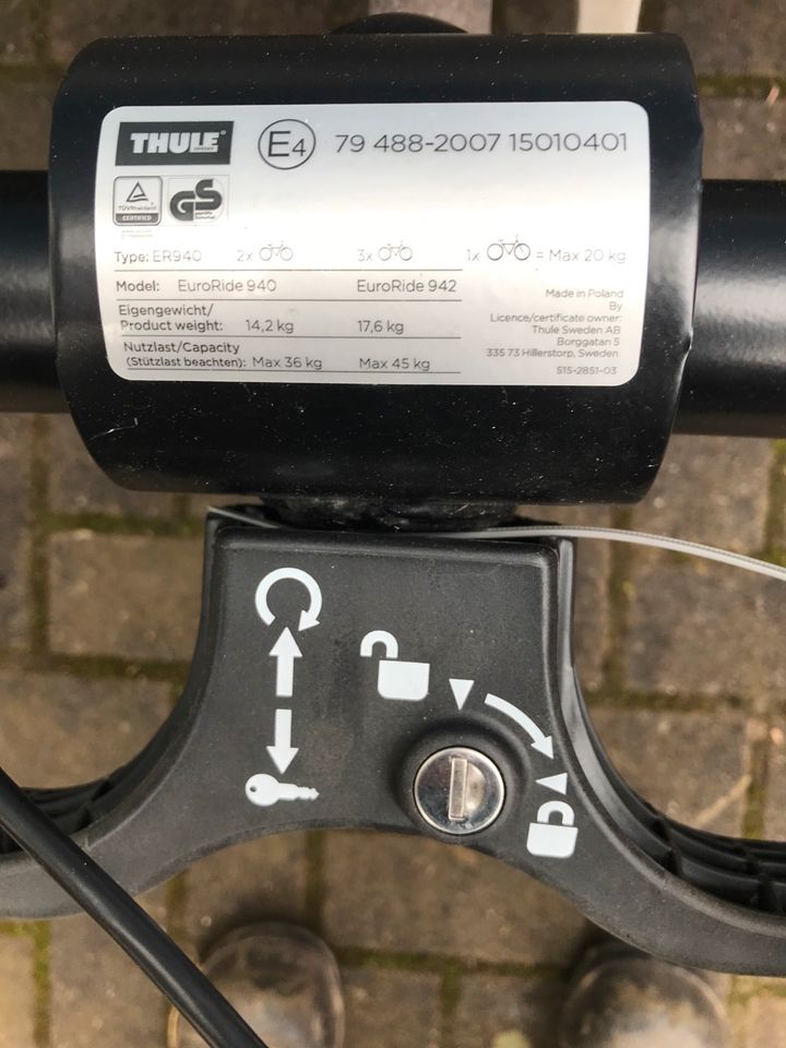 Thule EuroRide 940 Fahrradträger in Jena