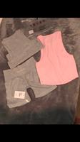 Teveo☀️NEU ☀️ Acid NEU☀️Shorts mit Top rosa und grau Düsseldorf - Stadtmitte Vorschau