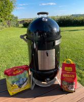 Weber Smokey Mountain Smoker/Cooker 47cm + Cayun Bandit Upgrade Bayern - Reichenberg Vorschau