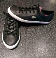 Lacoste Sneaker schwarz/ beere Gr. 41 nur kurz getragen Rheinland-Pfalz - Kirn Vorschau