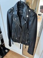 Lederjacke, schwarz, Review, xs, Jacke Nordrhein-Westfalen - Castrop-Rauxel Vorschau