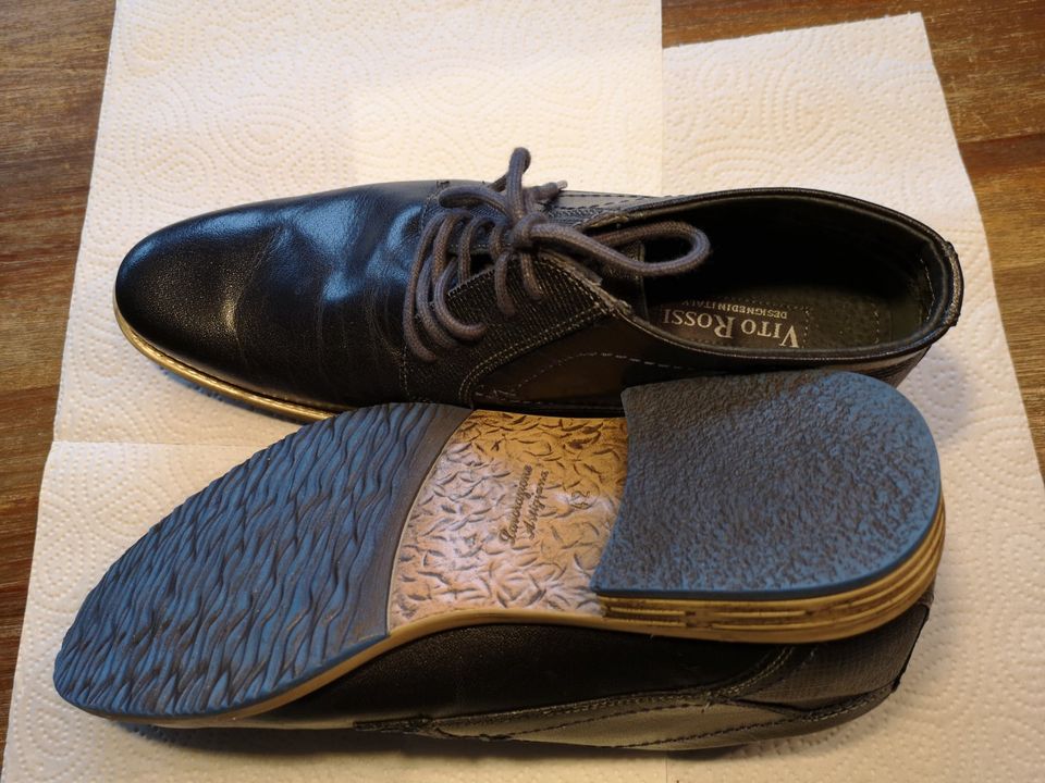 Herrenschuhe Vito Rossi NEU dunkelblau in Hammersbach