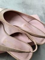 Pretty Ballerinas Slingback Nude creme flach golden Spitze Bayern - Bayreuth Vorschau