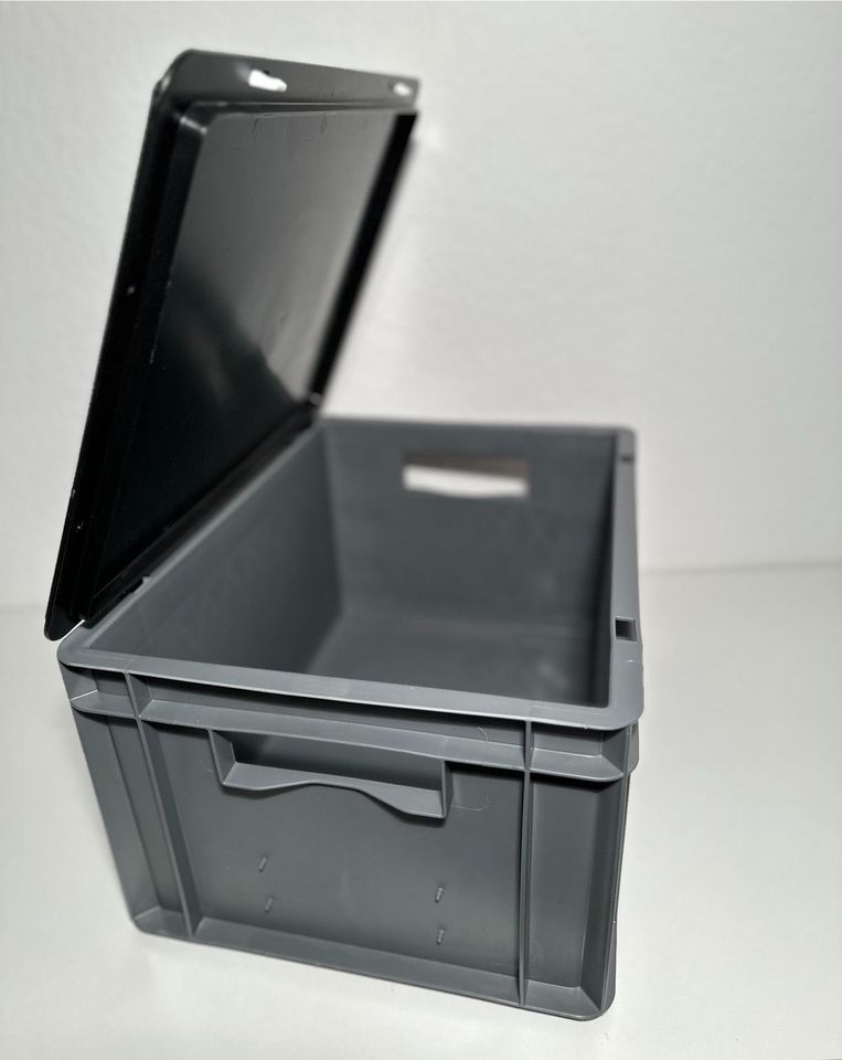 5 Stk. Stapelbox Transportbox Eurobox mit Deckel in Trebur