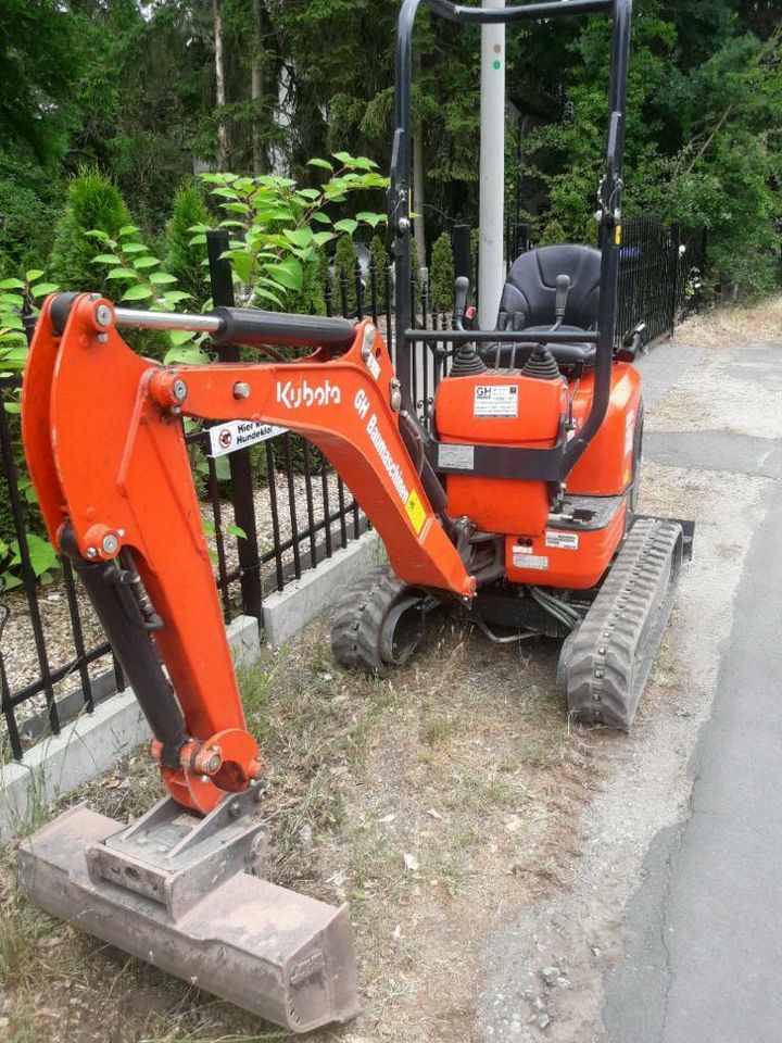 Minibagger 1,8 Tonnen Bagger  Vermieten Verleih Mieten in Hemmingen