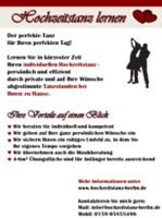 Tanzunterricht für Hochzeit, Hochzeitstanz, auch Crazy Dance Berlin - Steglitz Vorschau