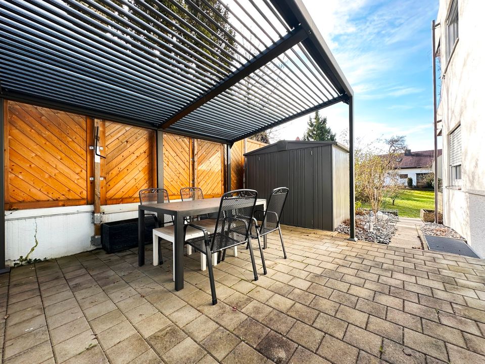 F&D | Tolle 4,5-Zimmer-EG-Wohnung mit Terrasse, Südbalkon & Garage am Vorderen See in Villingen-Schwenningen