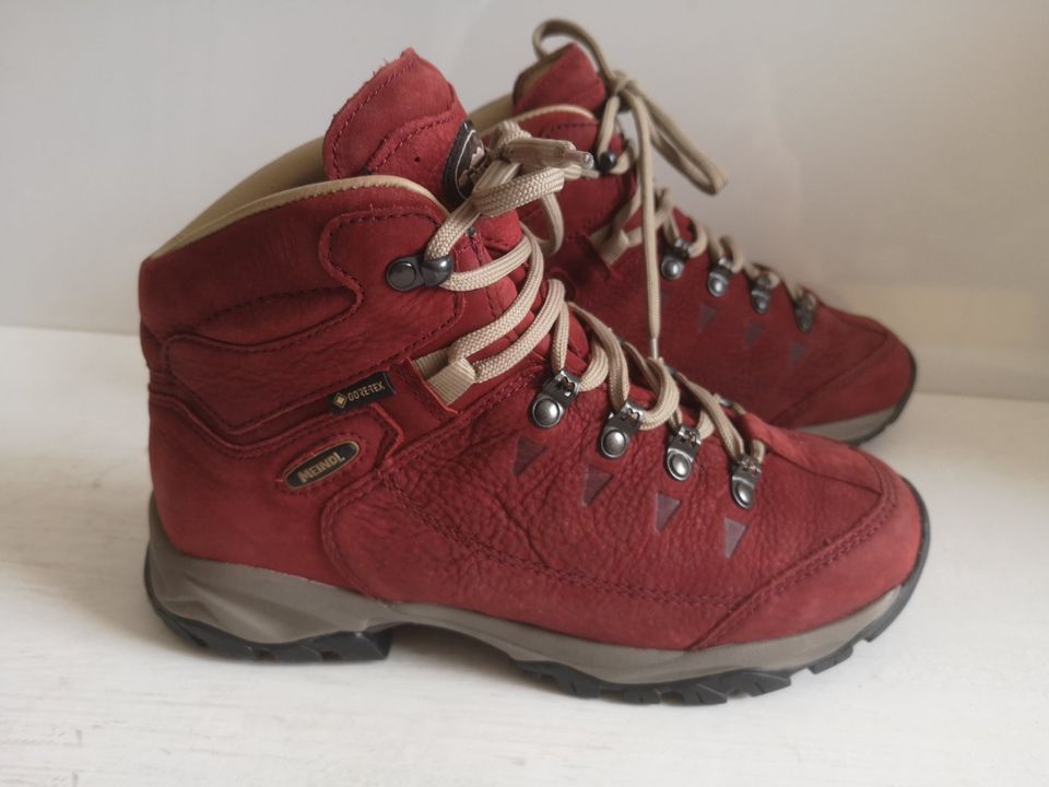 Damen Wander Schuhe Boots MEINDL Ohio Lady 2 GTX Gr 39 rot Leder in Duisburg