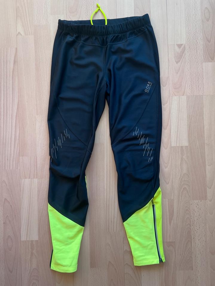 Hose, Sport, Gr.42, GORE Running Wear, schwarz/neon yellow, neu in Langenhagen