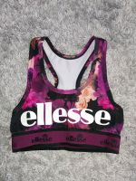 Pink-Schwarz "Ellesse" Blumen Bustier Sport-BH in 34 Bayern - Würzburg Vorschau