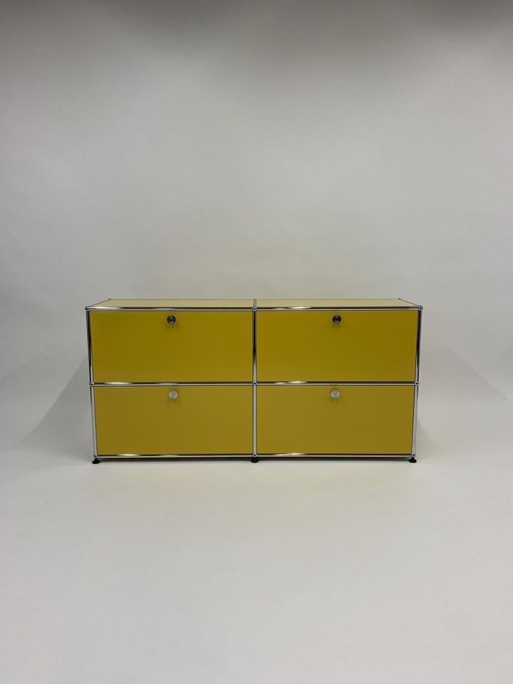 USM Haller Sideboard Goldgelb 153x37x74cm Refurbished in Frankfurt am Main