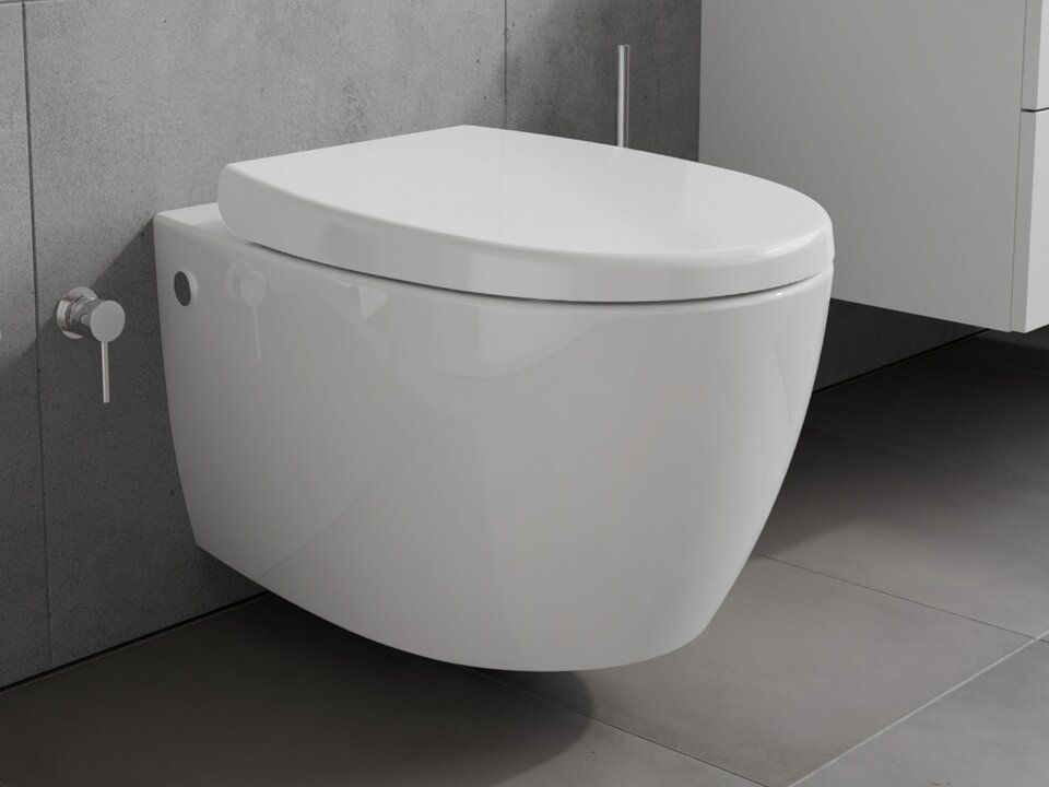 Design Hänge Dusch WC aus Keramik Wand WC - spülrandlos in Dortmund