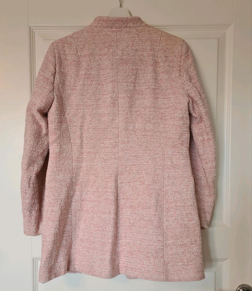 Mantel rosa weiß von Zara Gr. XL Trenchcoat Jacke in Bad Langensalza