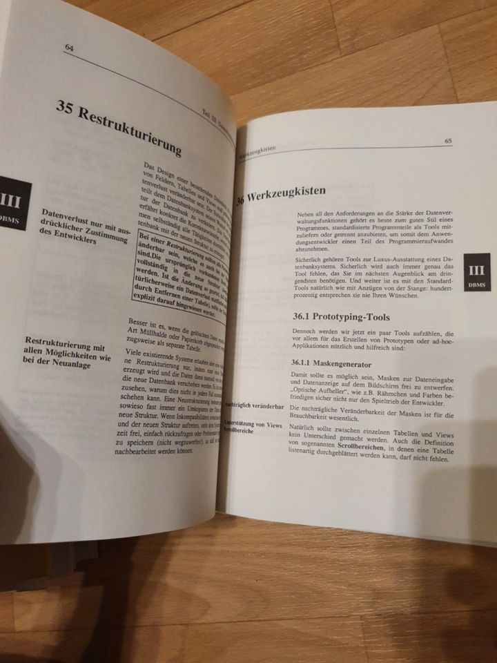 Buch Relationale Datenbanksysteme für Softwareentwickler 1989 in Halle