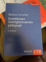 Grundwissen Geistigbehindertenpädagogik/Barbara Fornefeld Hessen - Friedrichsdorf Vorschau