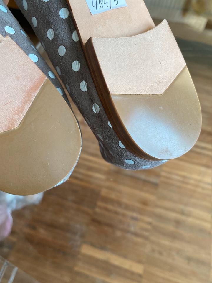 MANIA Ballerinas 39 Punkte weiß braun NEU Leder Pretty ! in München