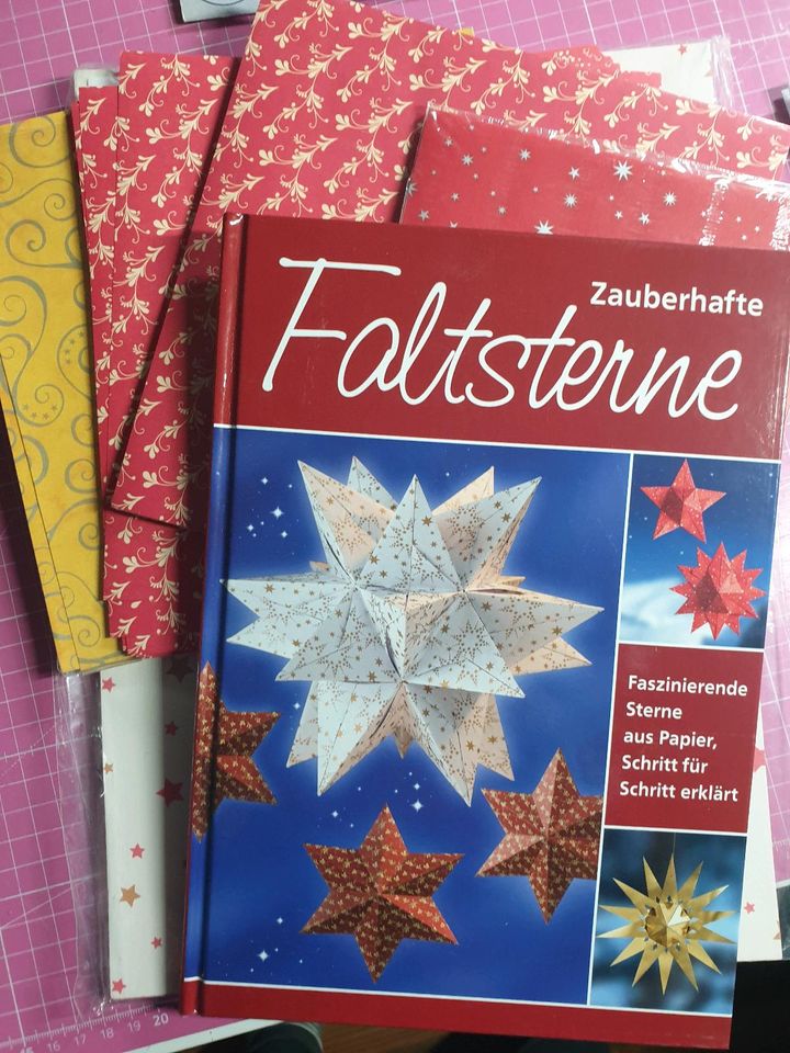 Bastelbuch Faltsterne und Bastelpapier in Seesen