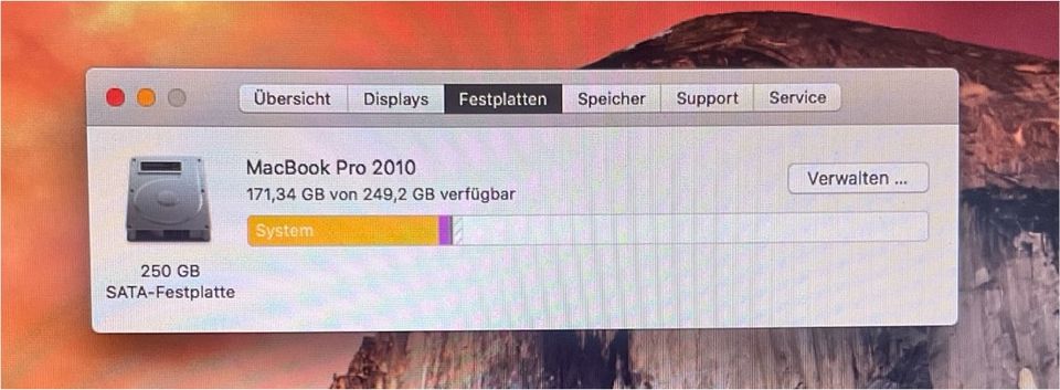 MacBook Pro (13 Zoll, Mitte 2010) 250 GB in Falkensee