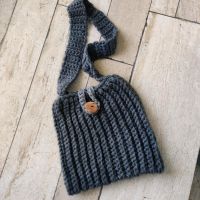 Schönste Handmade Dawanda Grobstrick Tasche Schultertasche Wolle Bayern - Diedorf Vorschau