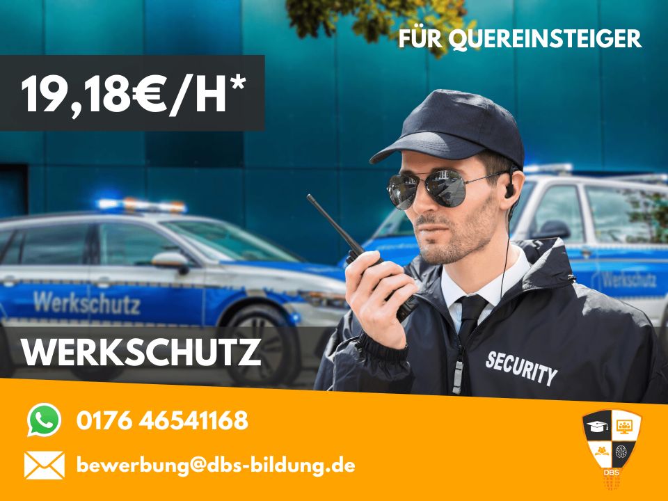 3700€ | Quereinsteiger | Security (m/w/d) für den Werkschutz in Hanau Ref.: W-397 | §34a Sachkunde | Sicherheit | Security in Hanau